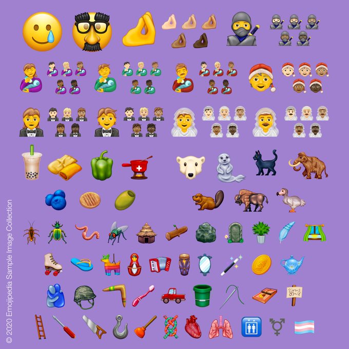 emojis 2019 2020